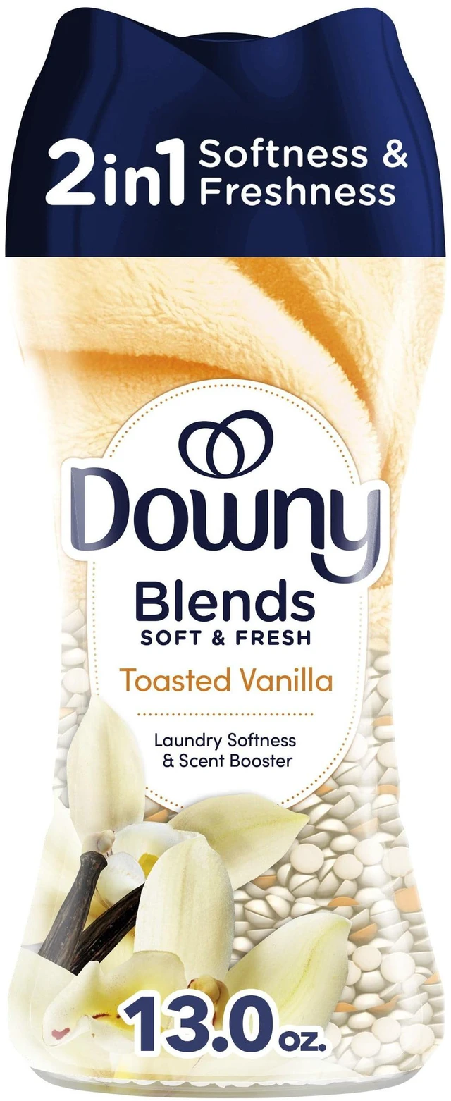 Main image of Downy Blends Soft & Fresh In-Wash Scent Booster Beads, Toasted Vanilla, 13oz