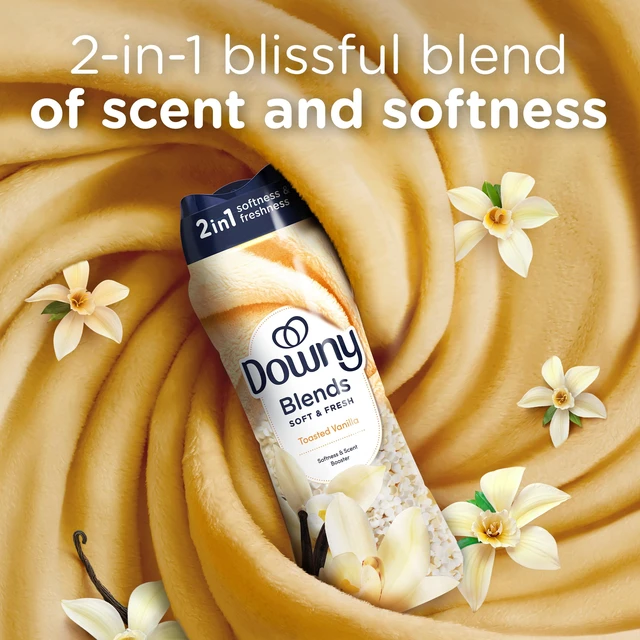 Alt view image 5 of 5 - Downy Blends Soft & Fresh In-Wash Scent Booster Beads, Toasted Vanilla, 13oz