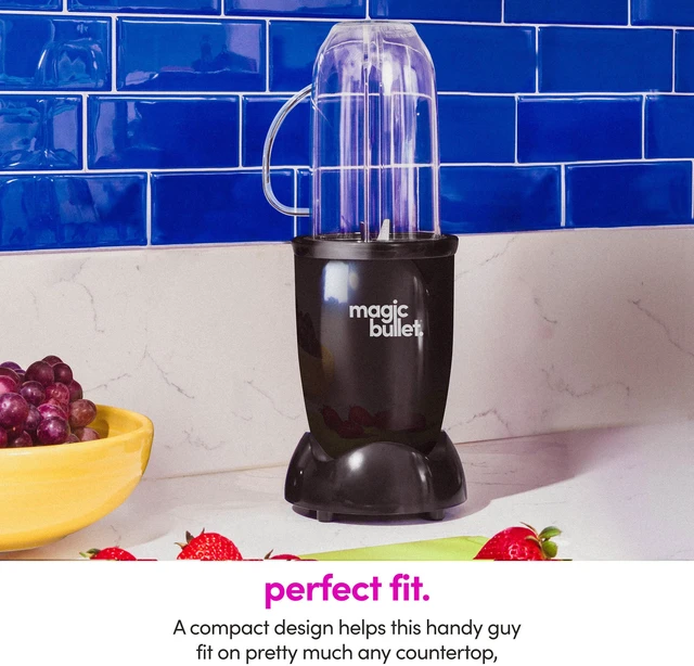 Alt view image 5 of 6 - Magic Bullet MBR-0401WM 4-Piece Personal Blender, Black