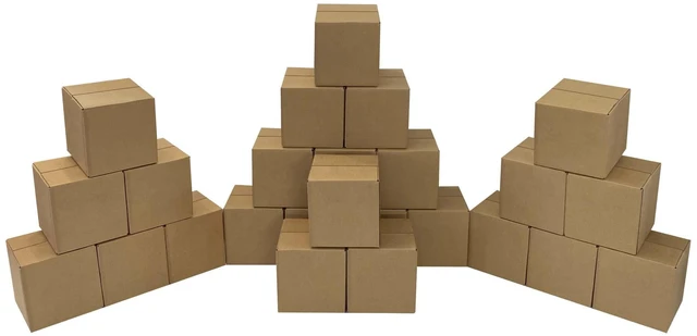 Alt view image 5 of 6 - UOFFICE 6" x 6" x 6" Corrugated Boxes, Bundle of 25