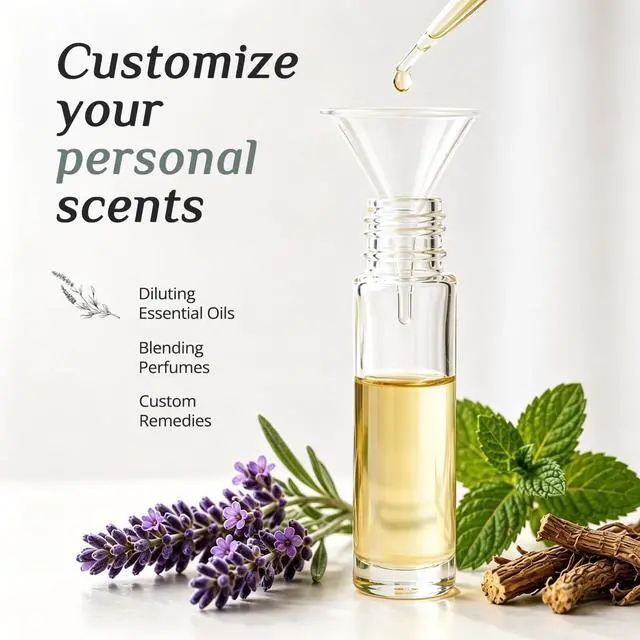 Alt view image 5 of 7 - PrettyCare Set of 12, 10 ml Essential Oil Roller Bottles with Stainless Steel Roller Ball - Refillable Leak-proof Empty Thick Clear Glass Roll on Bottles with Silver Metal Caps for Travel, Perfume
