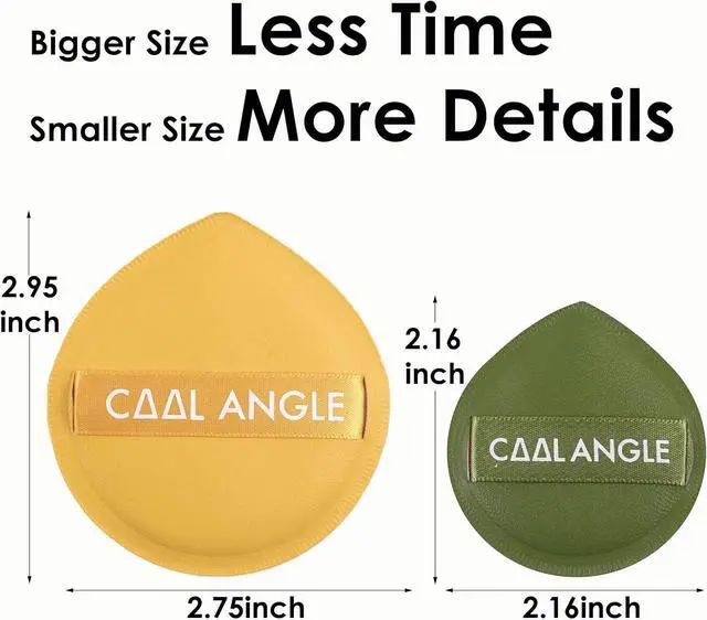 Alt view image 6 of 6 - COOL-ANGLE Makeup Blender Sponges, Latex-Free, 5Pcs Medium Green | For Liquid Foundation And Powder, Wet Or Dry Application, Seamless Buildable Coverage, Reusable Soft Texture, Easy To Clean