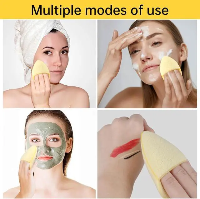 Alt view image 6 of 7 - 6Pcs Facial Sponges Set, Cleansing Puff, Colorful Facial Sponges for Face Wash, Reusable Makeup Remover Exfoliating Pads for Daily Cleansing