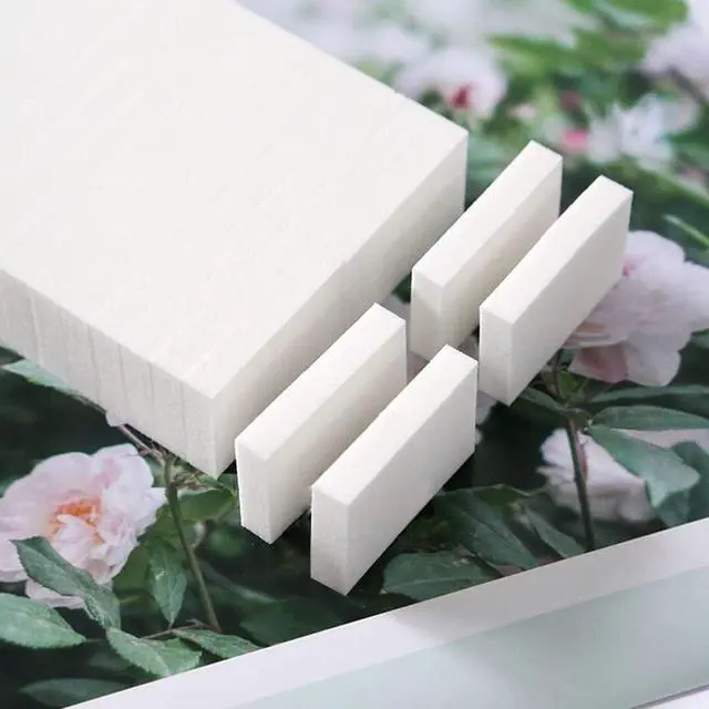 Alt view image 4 of 7 - 120 Pieces Disposable Makeup Sponge Blender, Small Rectangle Shaped Powder Puff Applicators Perfect for Liquid Cream Concealer Foundation Loose Setting Powder - 1.5" x 1" (White)