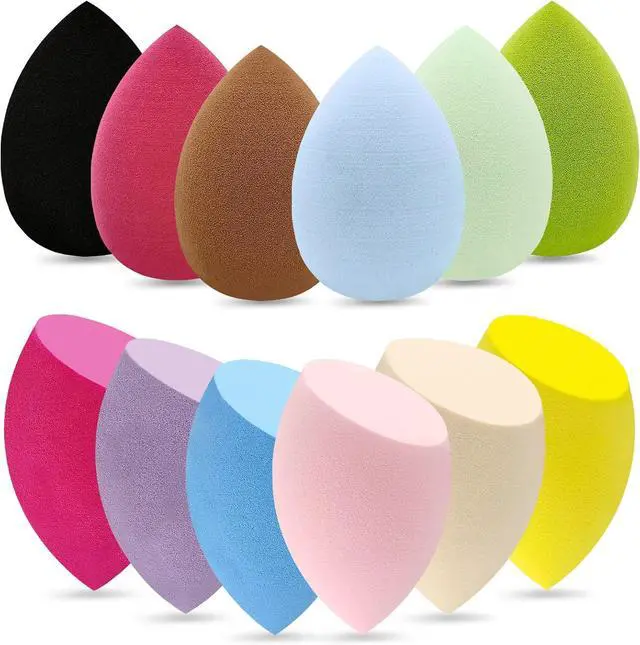 Main image of 12 Pieces Professional Makeup Sponge Set,Latex Free Flawless Soft Setting Face Puffs,Multicolor Beauty Sponge Blender Cosmetic Applicator for Powder,Liquid,Facial Makeup Tools