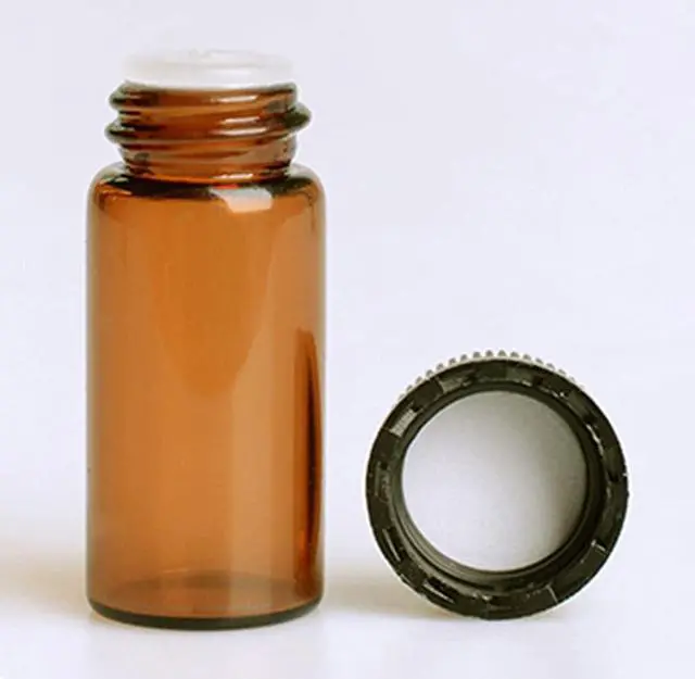 Alt view image 4 of 5 - 50Pack Set 2ML Amber Glass Bottle with Orifice Reducer and Cap Small Essential Oil Vials (2ML)