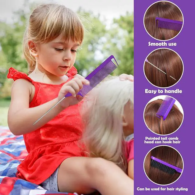 Alt view image 6 of 7 - Auroray 32 Colors Small Hair Rubber Bands with 16 Styling Tools, 2000 Pcs Elastic Girl Baby Hair Ties, Mini Bands with Elastic Cutter, Hair Accessories Xmas Stuff for Girls Baby Toddlers Kids