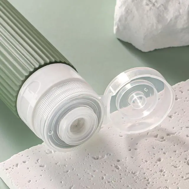 Alt view image 3 of 7 - ME.FAN Travel Bottles for Toiletries, TSA Approved 3oz Silicone Journey Size Containers, Portable Split Bottle for Conditioner, Shampoo, Lotion- 4 Pack Desert Sage