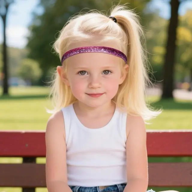 Alt view image 2 of 7 - 6 Glitter Headbands for Women,Adjustable Headband for Women,Soft Headbands,Non Slip Thin Elastic Hair Bands Stretch Sport Headband,Sparkly Bling Headband Hair Accessories