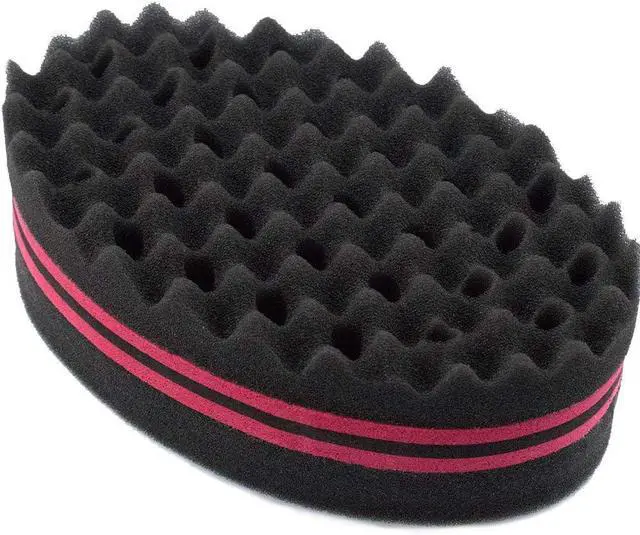 Alt view image 7 of 7 - Hair Magic Twist Sponge: Two-Sided Dread Afro Coil Barber Tool for Curling and Waving Men's and Women's Long/Short Hair, 1 Pc