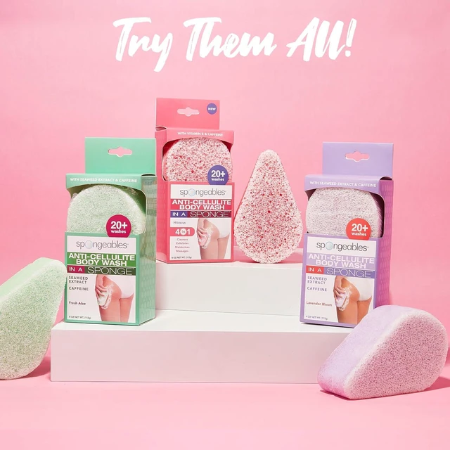 Alt view image 6 of 6 - Sea Salt Body Wash Sponge with 20+ Uses