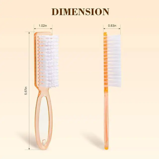 Alt view image 7 of 7 - Nail Brush for Cleaning Fingernails, Larbois 4 Pack Deep Cleaning Fingernail Brush for Cleaning Nail Scrubber Brush Heavy Duty Foot Brush Handle Grip Nail Brushes for Toes and Fingernails