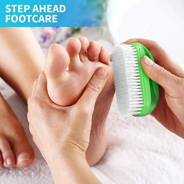 Alt view image 6 of 6 - Konex Perfect-Grip Large Hand and Nail Brush 4" X 2-1/4" X 1-1/2" (Green)