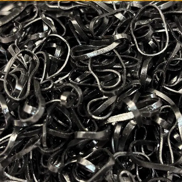 Alt view image 3 of 5 - 500 Pack Rubber Bands for Hair 22mm Durable, Non-Slip Elastic Hair Ties for All Ages, Perfect for Braids, Ponytails, and DIY Styling | No-Damage, Multi-Use Hair Accessories by Kàllos (Black)
