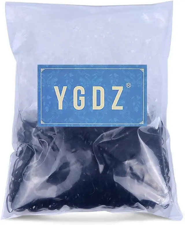 Alt view image 7 of 7 - YGDZ 4000pcs Hair Rubber Bands, Clear Black Elastic Hair Ties Toddlers Girls Baby Hair Elastics Mini Small Braids Rubber Bands(Black+Clear)