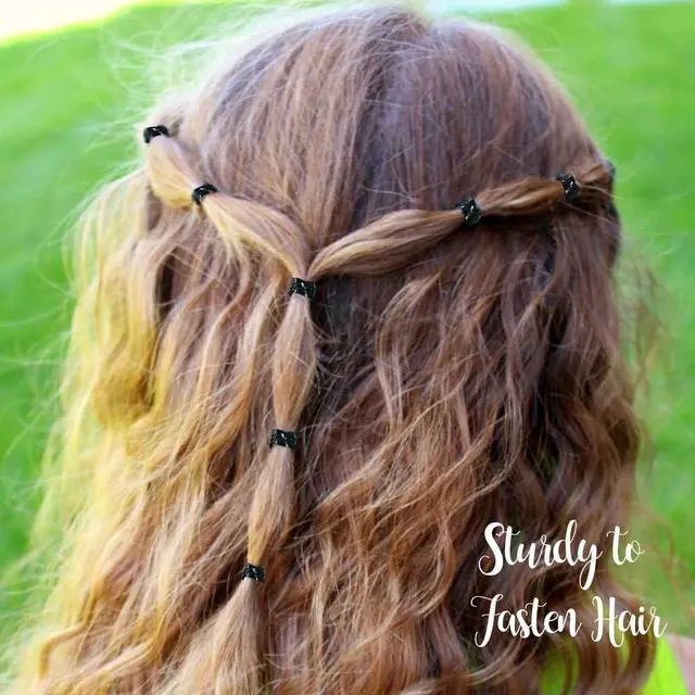 Alt view image 6 of 7 - YGDZ 4000pcs Hair Rubber Bands, Clear Black Elastic Hair Ties Toddlers Girls Baby Hair Elastics Mini Small Braids Rubber Bands(Black+Clear)
