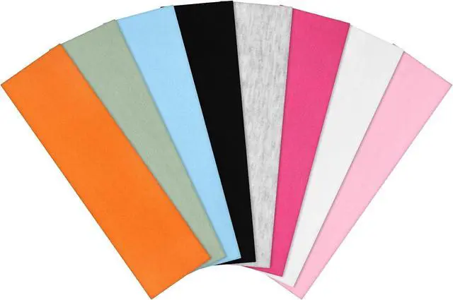 Main image of obeoby 8 Pack Cotton Headbands for Sports, Non Slip Workout Hair Bands | Workout Headbands,95% cotton, Sweat Absorbing, Soft Stretch Fit, Stays in Place, Yoga Hairbands, for Running, Daily Wear