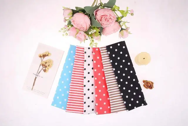Alt view image 6 of 6 - Leeven Polka Dot Headband for Women 6 Pack Non Slip Soft Elastic Floral Hairbands Soft Fabric Stripe Head Bands for s Heart Headbands
