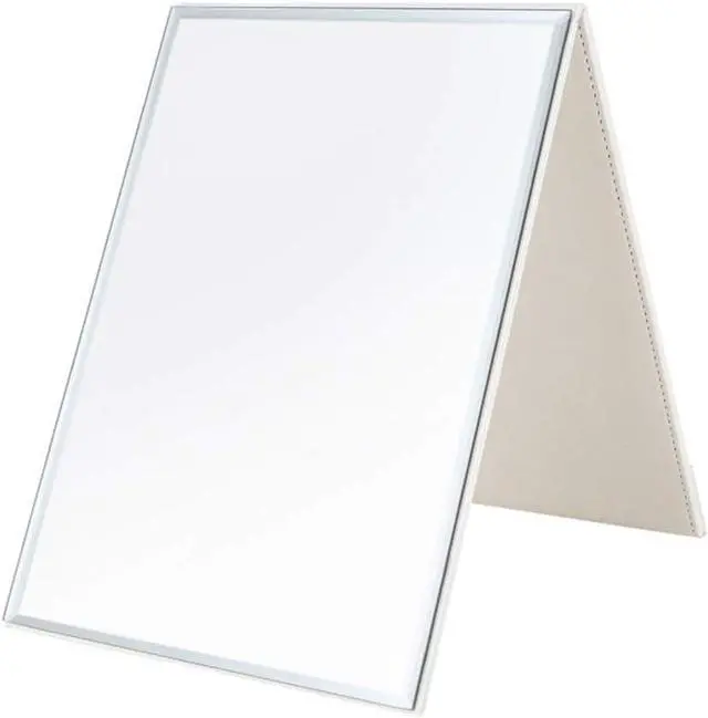 Alt view image 5 of 7 - Zcooooool Large Portable Super HD Mirror - Multi Stand Angle Hand Free/Handheld/Tabletop Foldable Mirror 6.9x4.9 Inch