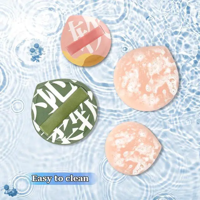 Alt view image 6 of 7 - 4 PCS Makeup Puff, Korean Makeup Sponges Teardrop Setting Face Cushion Puff Soft Sponge for Foundation Concealer Liquid Cream and Powder, Beginner-Friendly, XL/L
