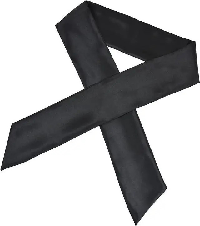 Alt view image 2 of 7 - Wig Grip Band Soft Satin Scarf Fashion Headbands for Lace Frontal Wigs Fixing, Makeup, Sports, Yoga, Facial (1 Pcs, Black)