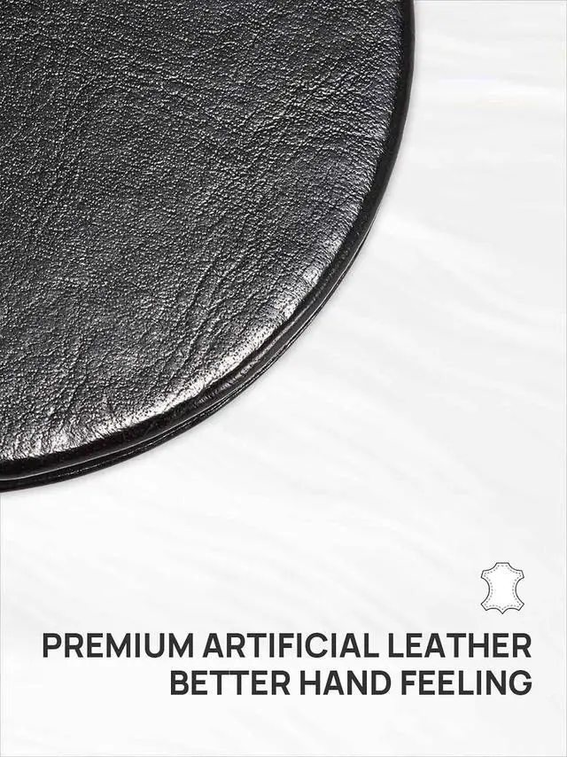 Alt view image 6 of 6 - OMIRO 1X/10X Compact Magnifying Mirror for Travel, 2.8 in | Travel Mirror with Magnification, Mini Mirror for Purse, Dual-Sided Flip, PU Leather, Round (Black)