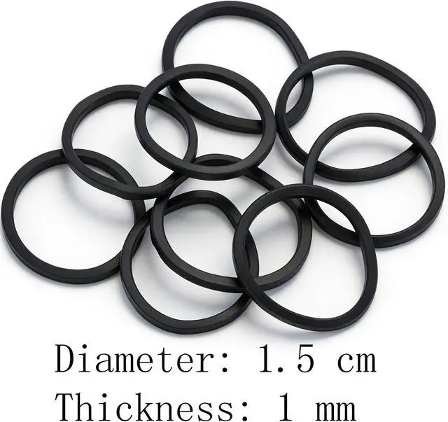 Alt view image 3 of 5 - black Elastic Hair BandsBEBEEPOO 500pcs Mini Rubber Bands with a box Soft Elastic Bands for Kid Hair Braids Hair