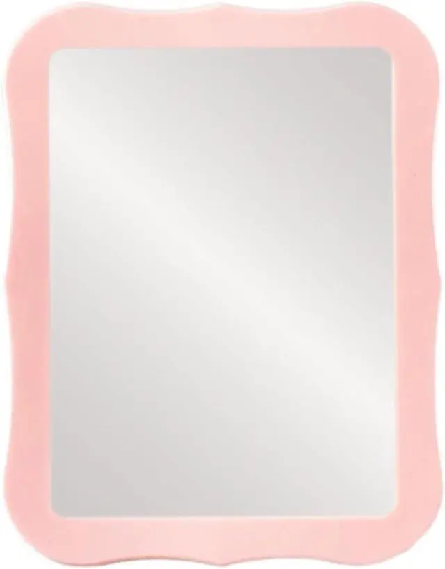 Main image of Gifts for Back to School Season,Pink Magnetic Locker Mirror - 5" x 7" Magnet Mirror for School, Bathroom, Workshop, Office,Small Mirrors for School Locker