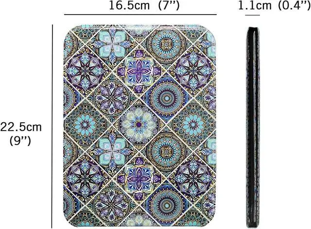 Alt view image 6 of 7 - Large Folding Mirror Portable, Travel Foldable PU Adjustable Rectangular Ultrathin Vanity Mirror Rounded Corner with Multi Stand Angle, for Travel, Camping,Home 9x7 Inch