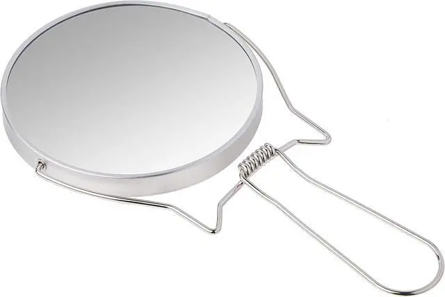 Alt view image 4 of 4 - Goody Two-Sided Makeup Mirror with Stand - 1X and 3X Dual Sided Magnification - Lightweight & Portable Table Top Magnifying Vanity Mirror