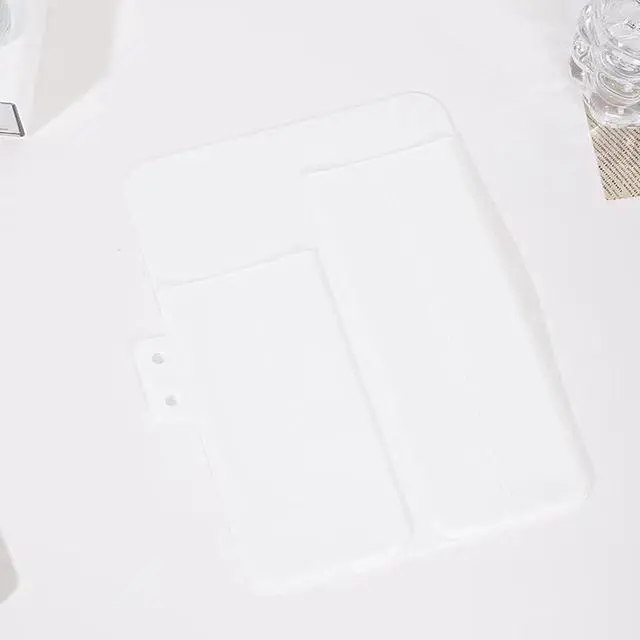 Alt view image 2 of 7 - Heat Resistant Silicone Mat Travel Case Portable Travel Mat Cover for Hair Straightener, Flat Iron and Hot Hair Styling Tools (White)