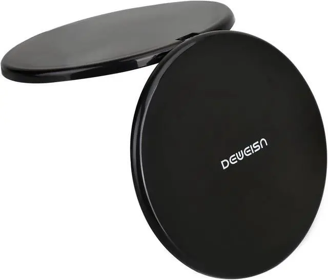 Alt view image 3 of 5 - deweisn Magnifying Compact Cosmetic Mirror Elegant Pocket Handheld Makeup Mirror with Powerful 10x Magnification and 1x True View Mirror for Travel or Your Purse