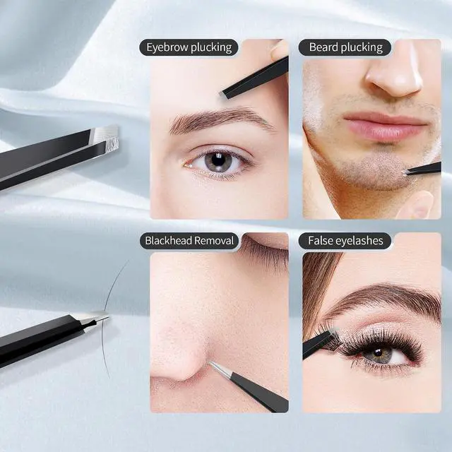Alt view image 2 of 7 - MIYADIVA 30X Magnifying Mirror, Small Travel Mirror with Suction Cup and Tweezers, 3.5 Inches