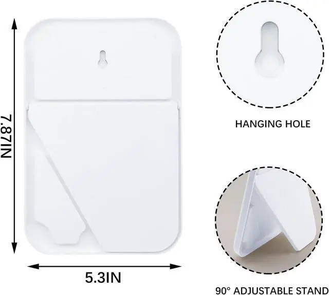 Alt view image 2 of 6 - 8-Inch Desktop Makeup Mirror, Portable Princess Mirror,Table Desk Wall Hanging Dual-Purpose Square Mirror Khaki