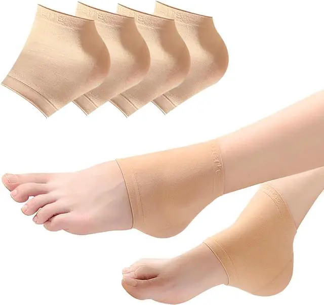Main image of Moisturizing Socks for Women Overnight,2 Pairs Heel Socks Gel Socks for Dry Cracked Feet Sleep