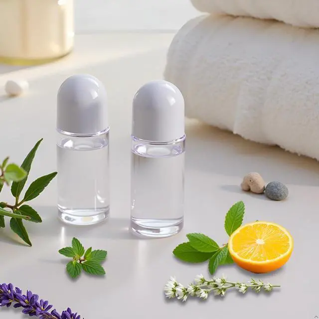 Alt view image 6 of 6 - 50ml Glass Essential Oil Roller Bottles,Empty Roller Bottle with Plastic Roller Ball,Leak-Proof Roller Ball Bottles with Lid For Essential Oils Perfume Cosmetics (White)