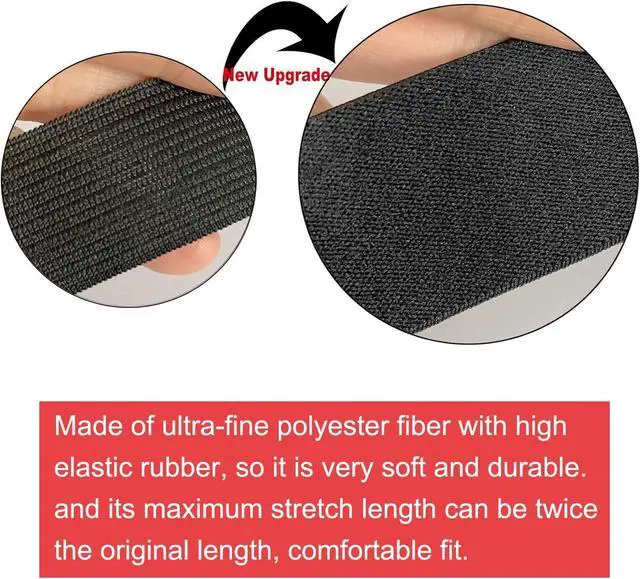 Alt view image 7 of 7 - Adjustable Elastic Wig Band with Non-Slip Silicone Wave Strips& Removable Buckles, Keeping Wigs in Place