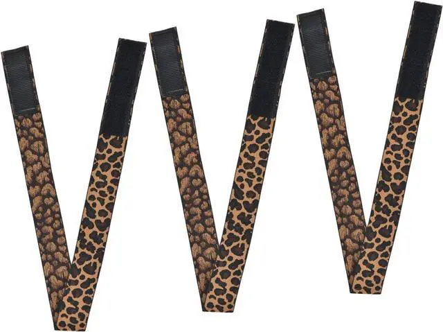 Alt view image 5 of 6 - 3 Pcs Elastic Bands for Wigs Lace Melting Bands Adjustable Leopard Print Wig Headbands for Lace Front Edges Laying (Width 1.2 Inch/3.0cm)