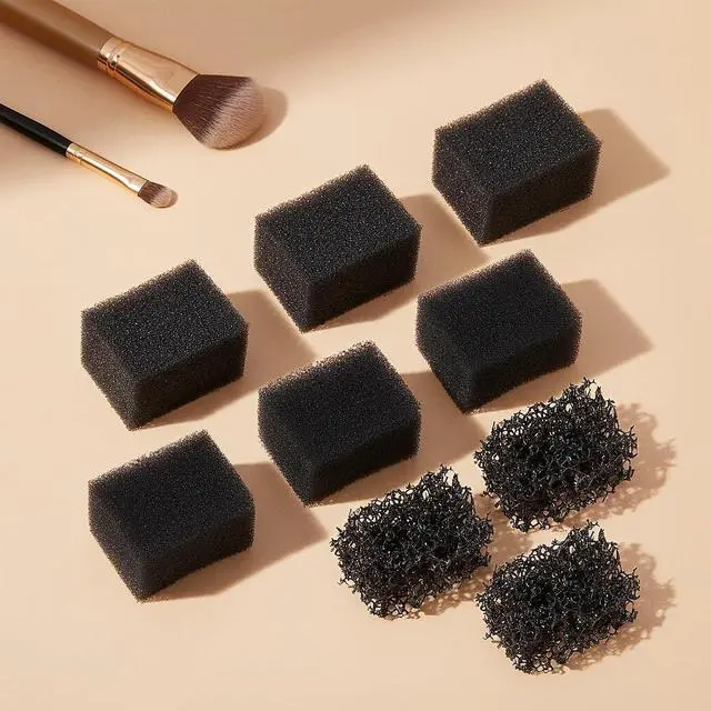 Alt view image 4 of 7 - Stipple Sponges, 9 Pcs Special Fx Make Up Sponge Halloween Makeup Sponges Face Makeup Tools for Beard, Texture, Freckle, Scar, Wound, Christmas Cosplay Party Art Shaping Special Effects