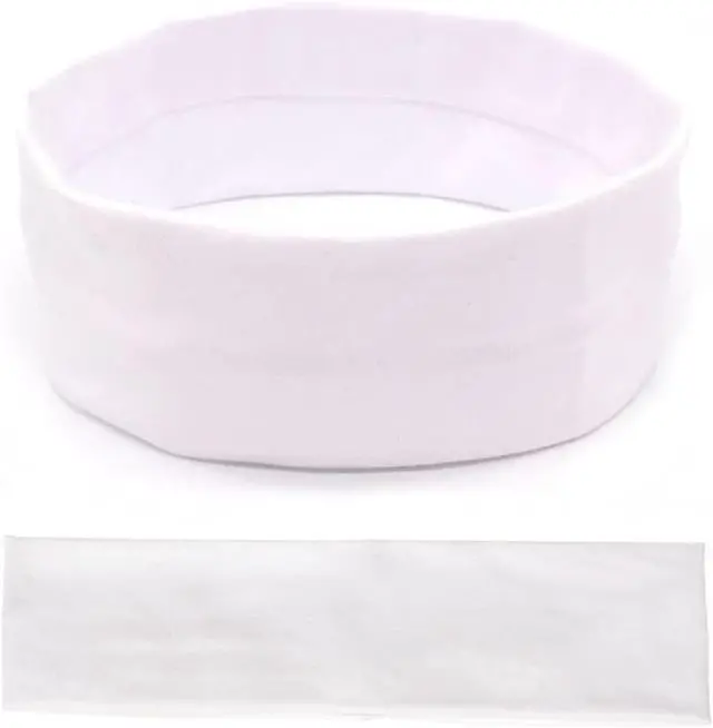 Alt view image 4 of 7 - Yoga Headbands for Women, Non Slip Elastic Sweat Hairbands, Solid Color Head Accessories Headscarves Hair Hoop, Sweat-absorbing Hairbands for Sports, Fitness, Running