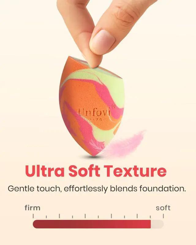 Alt view image 4 of 7 - 6Pcs Tri Color Makeup Sponge, Low Absorption Latex Free Soft Makeup Sponges For Foundation,Beauty Sponge Blender for Power&Cream,Liquid (Multicolor)