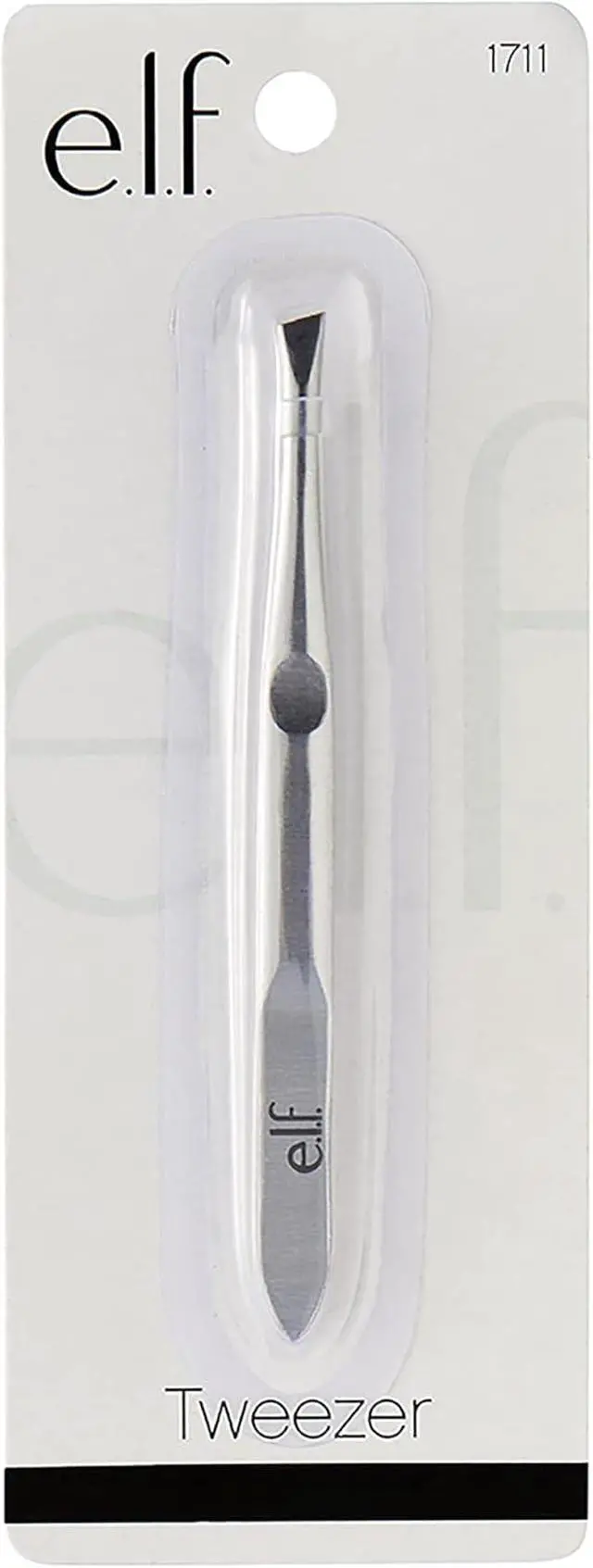 Alt view image 2 of 2 - e.l.f. Slant Tweezer, Professional Quality Stainless Steel, Provides a Strong Grip, Removes Hairs Accurately, Shapes, Defines, Easy To Use, Ergonomically-Designed