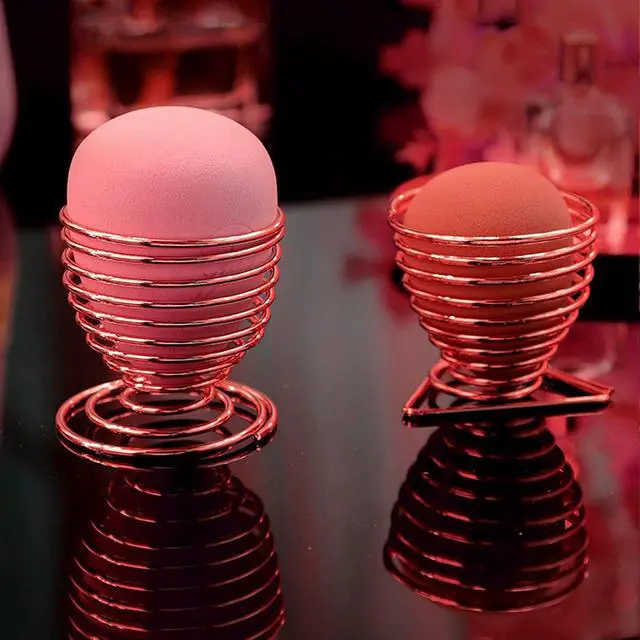 Alt view image 6 of 6 - 2Pack Makeup Sponge Drying Stand, Beauty Sponge Blender Holder(Rose Gold)