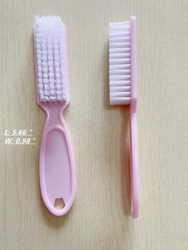 Alt view image 3 of 6 - SQULIGT 6Pcs Nail Brush for Cleaning Fingernails, Handle Grip Cleaning Brush for Nail and Toenail, Nail Dust Brush Manicure Pedicure Tools Scrubbing Brush Women Men Home Salon(Pink)