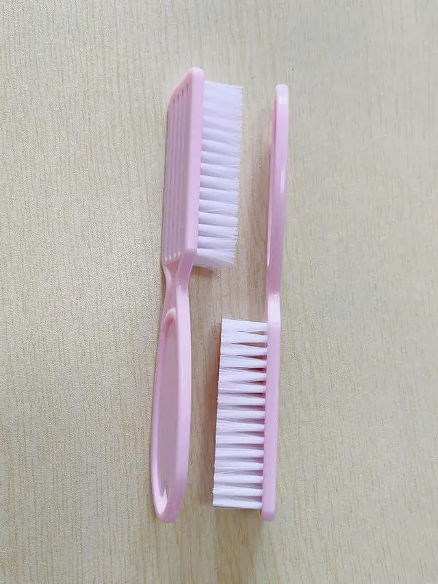 Alt view image 6 of 6 - SQULIGT 6Pcs Nail Brush for Cleaning Fingernails, Handle Grip Cleaning Brush for Nail and Toenail, Nail Dust Brush Manicure Pedicure Tools Scrubbing Brush Women Men Home Salon(Pink)