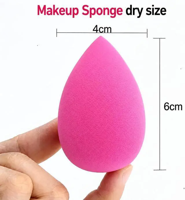 Alt view image 5 of 7 - Makeup Sponge Latex-Free Wet & Dry Dual-Use Soft Beauty Sponge for Liquid Cream Powder Foundation, Precise Tip for Full Face Sensitive Skin Makeup Application