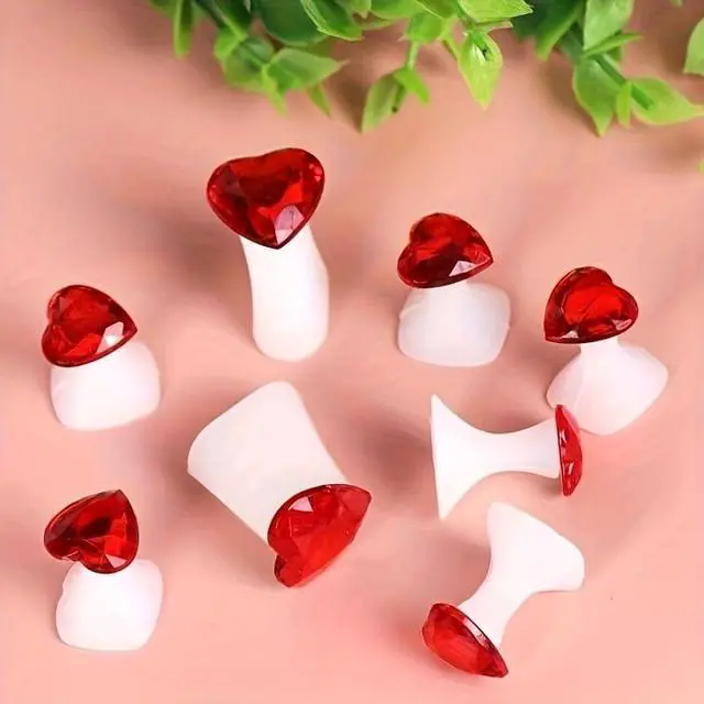 Alt view image 5 of 7 - 16pcs Nail Polish Toe Stretcher Toe Separators Silicone Nail Art Finger Separators Toe Stretcher Manicure Pedicure Tools for Toes Finger(8pcs Water Drops + 8pcs Red Heart Shapes)