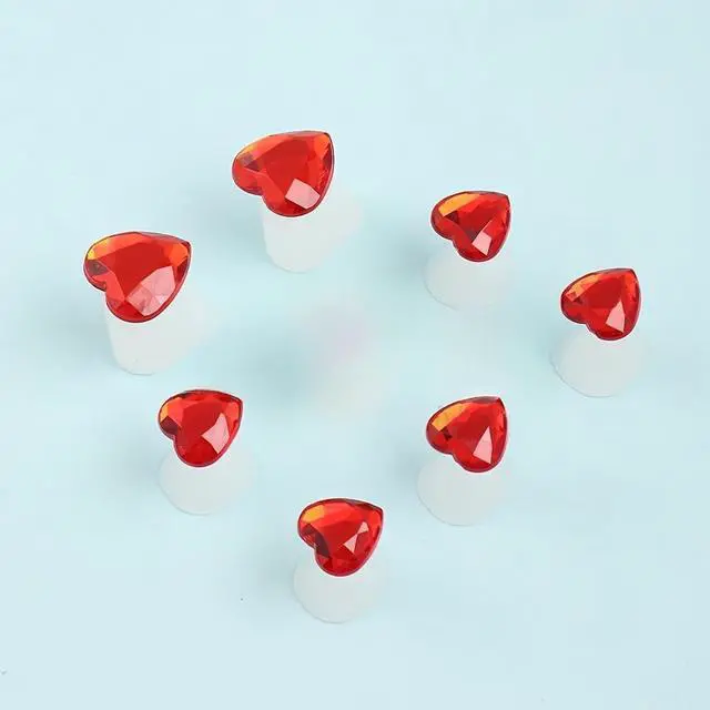 Alt view image 6 of 7 - 16pcs Nail Polish Toe Stretcher Toe Separators Silicone Nail Art Finger Separators Toe Stretcher Manicure Pedicure Tools for Toes Finger(8pcs Water Drops + 8pcs Red Heart Shapes)