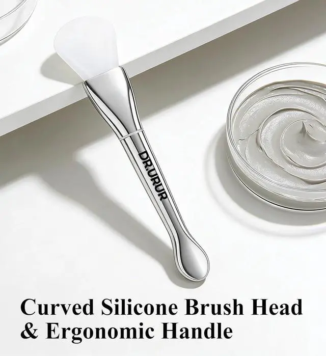 Alt view image 2 of 6 - Silicone Mask Brush Applicator for Face Even Coverage Tool Durable Beauty Spatula Easy to Clean Korean Beauty Skincare Accessory