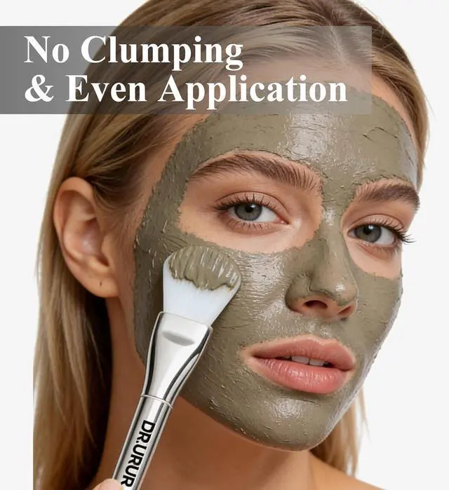 Alt view image 3 of 6 - Silicone Mask Brush Applicator for Face Even Coverage Tool Durable Beauty Spatula Easy to Clean Korean Beauty Skincare Accessory